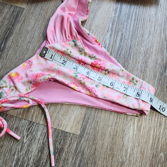 Blackbough Alana Bandeau Alana Tie & Front Cheeky Sweetheart Bikini Set Size Lg - Picture 11 of 15